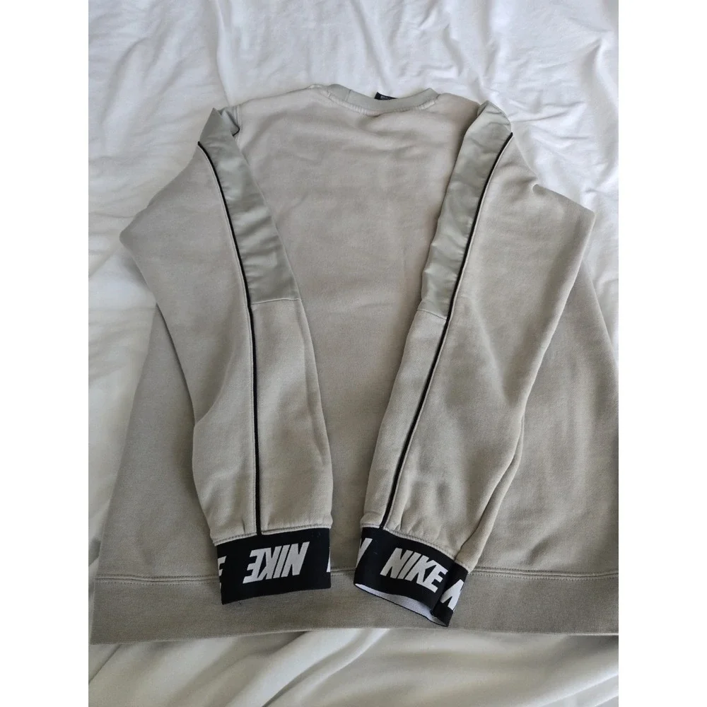 Nike y2k big logo beige swoosh center logo 11B0358